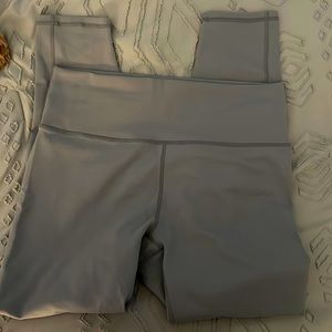 Fabletics grey highwasted full length leggings.